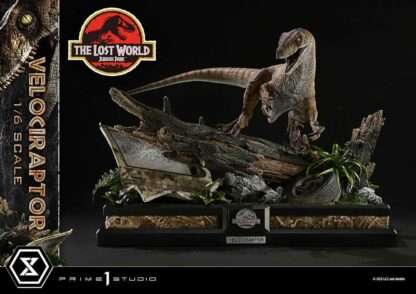 Jurassic Park II Legacy Museum Collection Statue 1/6 Velociraptor Bonus Version 41 cm