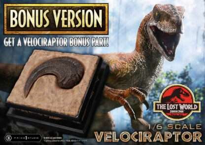 Jurassic Park II Legacy Museum Collection Statue 1/6 Velociraptor Bonus Version 41 cm – Bild 3