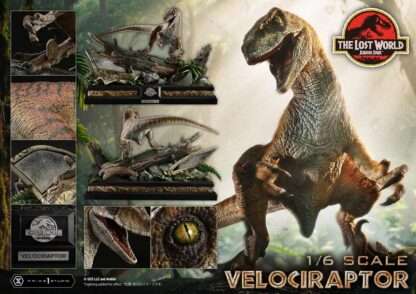 Jurassic Park II Legacy Museum Collection Statue 1/6 Velociraptor Bonus Version 41 cm – Bild 8