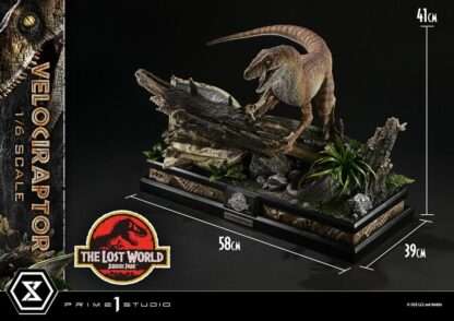 Jurassic Park II Legacy Museum Collection Statue 1/6 Velociraptor Bonus Version 41 cm – Bild 9
