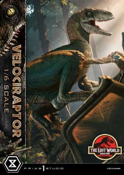 Jurassic Park II Legacy Museum Collection Statue 1/6 Velociraptor Bonus Version 41 cm – Bild 22