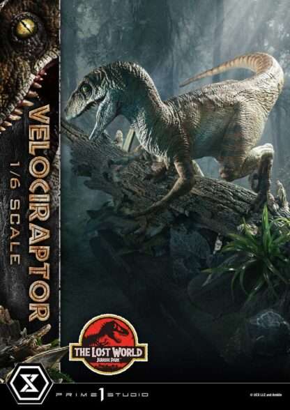 Jurassic Park II Legacy Museum Collection Statue 1/6 Velociraptor Bonus Version 41 cm – Bild 23