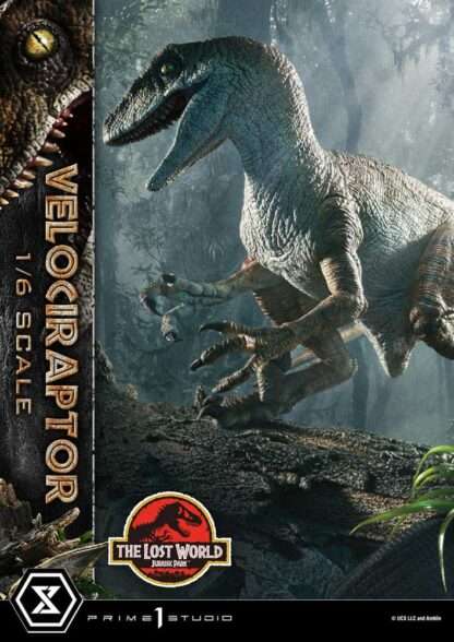 Jurassic Park II Legacy Museum Collection Statue 1/6 Velociraptor Bonus Version 41 cm – Bild 24