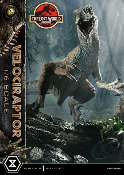 Jurassic Park II Legacy Museum Collection Statue 1/6 Velociraptor Bonus Version 41 cm – Bild 25