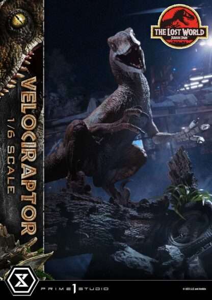 Jurassic Park II Legacy Museum Collection Statue 1/6 Velociraptor Bonus Version 41 cm – Bild 26