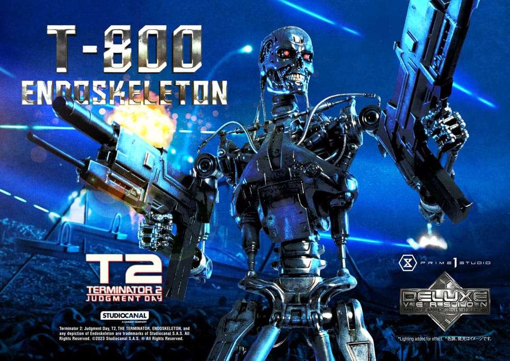 Terminator 2 Museum Masterline Series Statue 1/3 Judgment Day T800 Endoskeleton Deluxe Version 74 cm – Bild 2