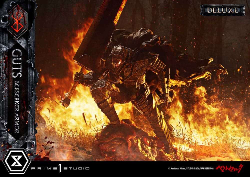 Berserk Ultimate Premium Masterline Series Statue 1/4 Guts, Berserker Armor Grunbeld vs. Guts Deluxe Version 94 cm – Bild 4