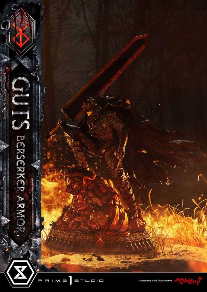 Berserk Ultimate Premium Masterline Series Statue 1/4 Guts, Berserker Armor Grunbeld vs. Guts Deluxe Version 94 cm – Bild 9