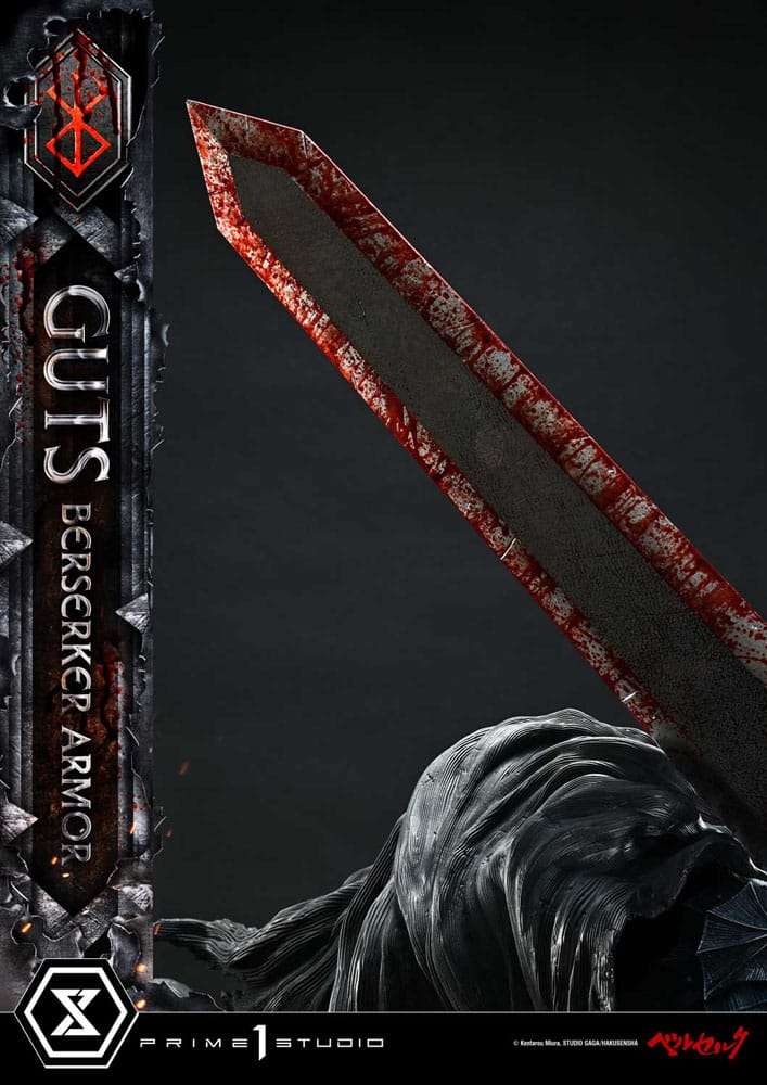Berserk Ultimate Premium Masterline Series Statue 1/4 Guts, Berserker Armor Grunbeld vs. Guts Deluxe Version 94 cm – Bild 24