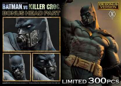 Batman Ultimate Premium Masterline Series Statue Batman Versus Killer Croc Deluxe Bonus Version 71 cm – Bild 2
