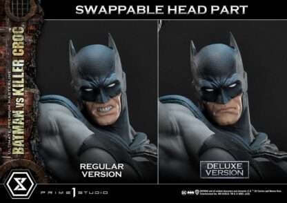 Batman Ultimate Premium Masterline Series Statue Batman Versus Killer Croc Deluxe Bonus Version 71 cm – Bild 6
