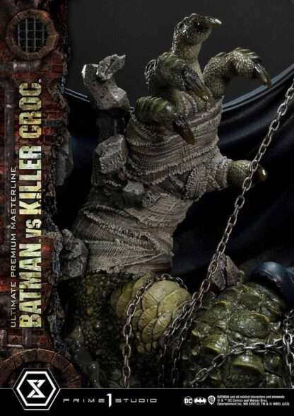 Batman Ultimate Premium Masterline Series Statue Batman Versus Killer Croc Deluxe Bonus Version 71 cm – Bild 25