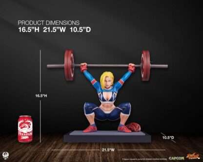 Street Fighter Premier Series Statue 1/4 Cammy: Powerlifting SF6 41 cm – Bild 24