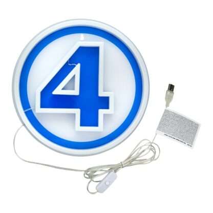 Fantastic Four LED Wandleuchte Logo Neon – Bild 5