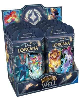 Disney Lorcana TCG Whispers in the Well Starter Decks Display (8) *Englische Edition*