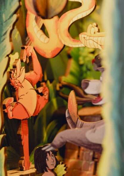 Disney Tiny Adventures Book Nook Mini-Diorama Das Dschungelbuch 23 cm – Bild 4