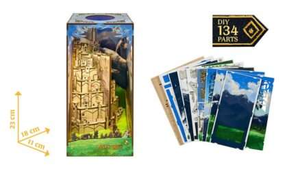 Der Herr der Ringe Tiny Adventures Book Nook Mini-Diorama Minas Tirith 23 cm – Bild 3