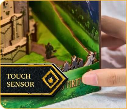 Der Herr der Ringe Tiny Adventures Book Nook Mini-Diorama Minas Tirith 23 cm – Bild 6