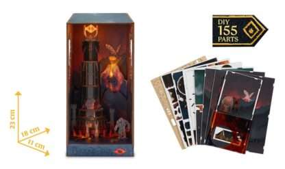 Der Herr der Ringe Tiny Adventures Book Nook Mini-Diorama Barad-Dûr 23 cm – Bild 3