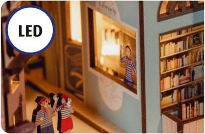 Paris Tiny Adventures Book Nook Mini-Diorama 23 cm – Bild 7