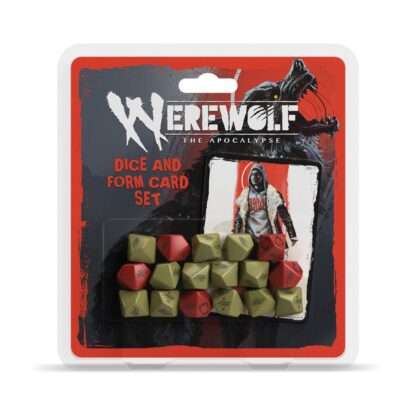 Werewolf: The Apocalypse 5th Edition RPG Würfel- und Formkartenset – Bild 3