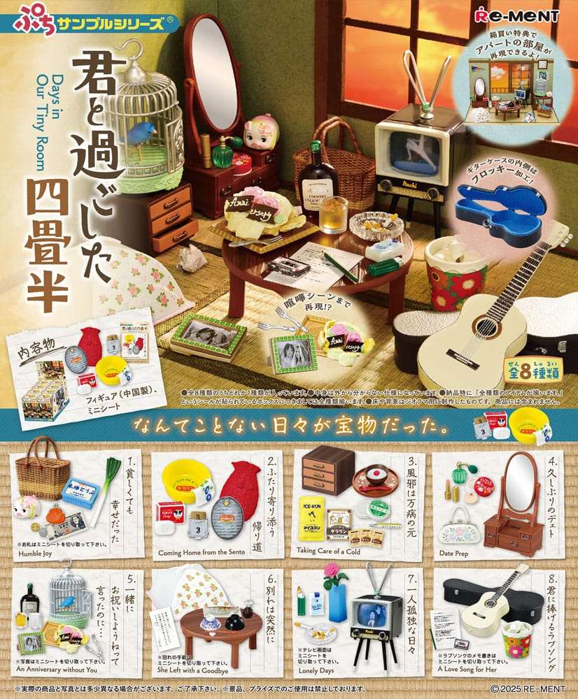 Showa Apartment Story Minifiguren Collection Display (8)