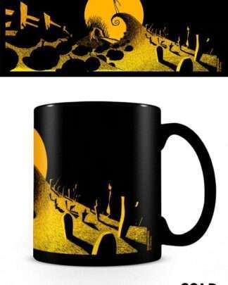 Nightmare before Christmas Tasse mit Thermoeffekt Graveyard Scene