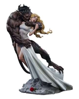 Original Artist Series Statue Beauty and the Beast by Maria Panfilova 46 cm
