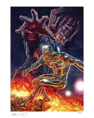 Marvel Kunstdruck Galactus and the Silver Surfer 61 x 41 cm - ungerahmt