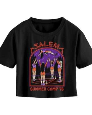 Steven Rhodes Cropped T-Shirt Silver Salem Summer