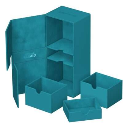 Ultimate Guard Twin Flip`n`Tray 266+ Xenoskin Petrolblau - Beschädigte Verpackung