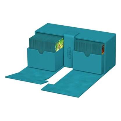 Ultimate Guard Twin Flip`n`Tray 266+ Xenoskin Petrolblau - Beschädigte Verpackung – Bild 7