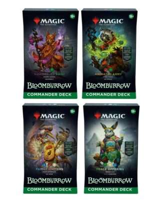 Magic the Gathering Bloomburrow Commander-Decks Display (4) englisch