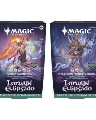 Magic the Gathering Lorwyn eclipsado Commander-Decks Display (4) spanisch
