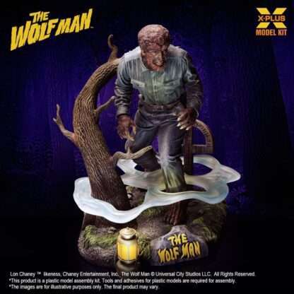 Wolf Man Plastic Model Kit 1/8 Lon Chaney Jr. as Wolf Man 22 cm – Bild 7