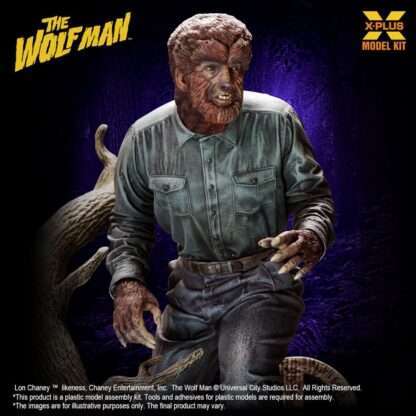 Wolf Man Plastic Model Kit 1/8 Lon Chaney Jr. as Wolf Man 22 cm – Bild 8