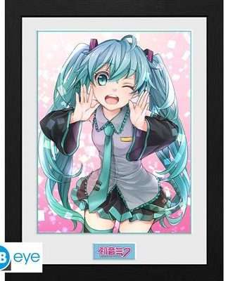 Vocaloid Kunstdruck mit Rahmen Hatsune Miku 30x40