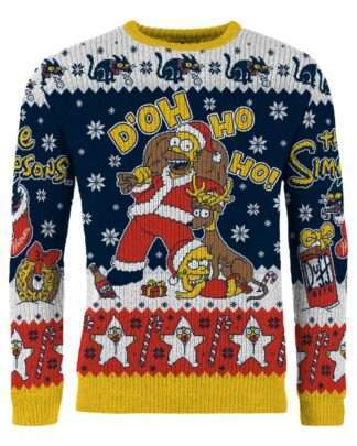Simpsons Christmas Pullover D'oh Ho Ho!