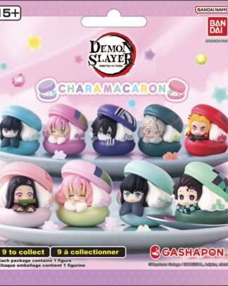 Demon Slayer Gashapon Blind Packs Minifiguren 4 cm Chara Macaron Display (24)