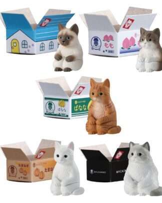 Machiboke Cats Gashapon Blind Packs Minifiguren 4 cm Display (20)