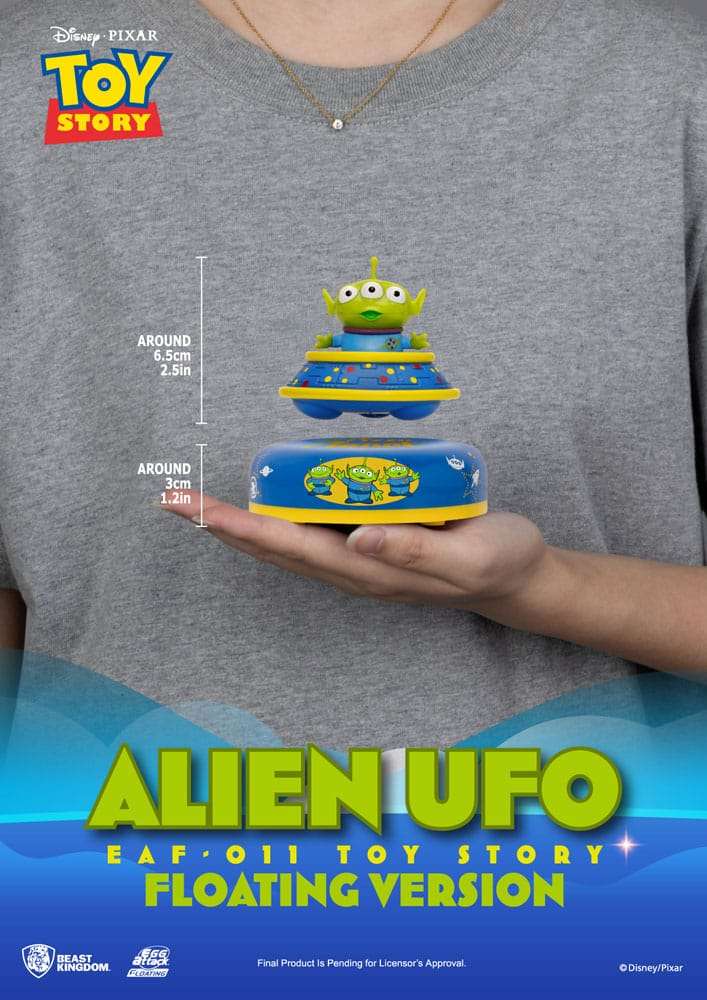 Toy Story Egg Attack Schwebe-Modell Alien UFO 6 cm – Bild 2