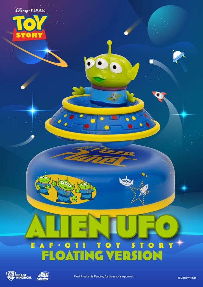 Toy Story Egg Attack Schwebe-Modell Alien UFO 6 cm – Bild 3