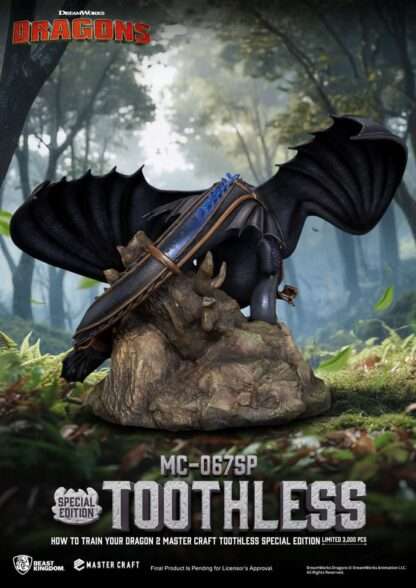 Drachenzähmen leicht gemacht 2 Master Craft Statue Toothless 38 cm – Bild 5