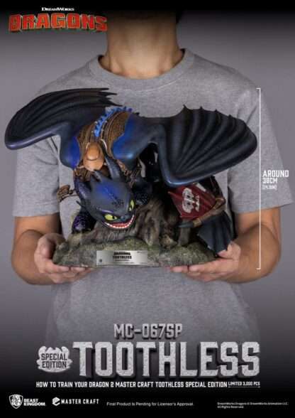 Drachenzähmen leicht gemacht 2 Master Craft Statue Toothless 38 cm – Bild 9