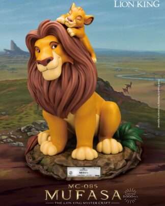 Disney Master Craft Statue Der König der Löwen Mufasa 36 cm    - Beschädigte Verpackung
