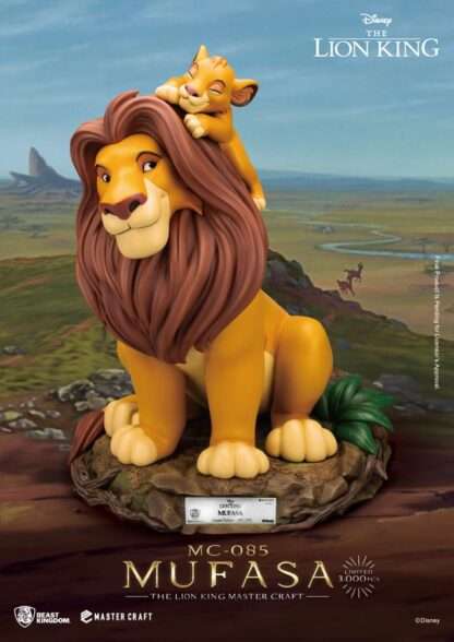 Disney Master Craft Statue Der König der Löwen Mufasa 36 cm    - Beschädigte Verpackung