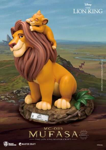 Disney Master Craft Statue Der König der Löwen Mufasa 36 cm    - Beschädigte Verpackung – Bild 2