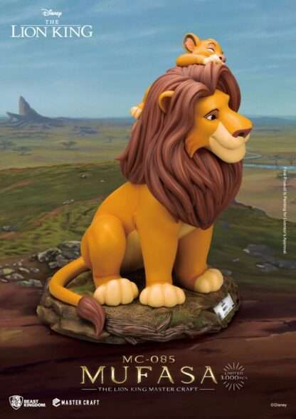 Disney Master Craft Statue Der König der Löwen Mufasa 36 cm    - Beschädigte Verpackung – Bild 3