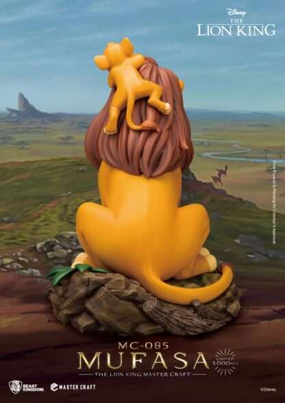 Disney Master Craft Statue Der König der Löwen Mufasa 36 cm    - Beschädigte Verpackung – Bild 4