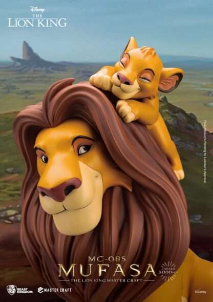 Disney Master Craft Statue Der König der Löwen Mufasa 36 cm    - Beschädigte Verpackung – Bild 6